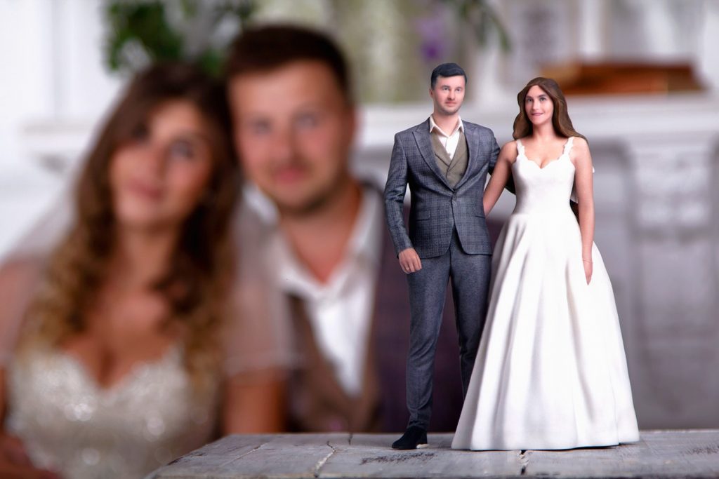 3d figuren hochzeit 3