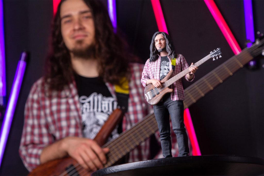 3d figuren Gitarrenspieler