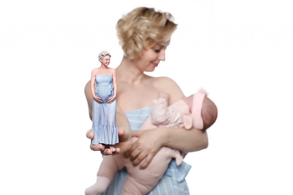 3d figuren Schwangerschaft 4