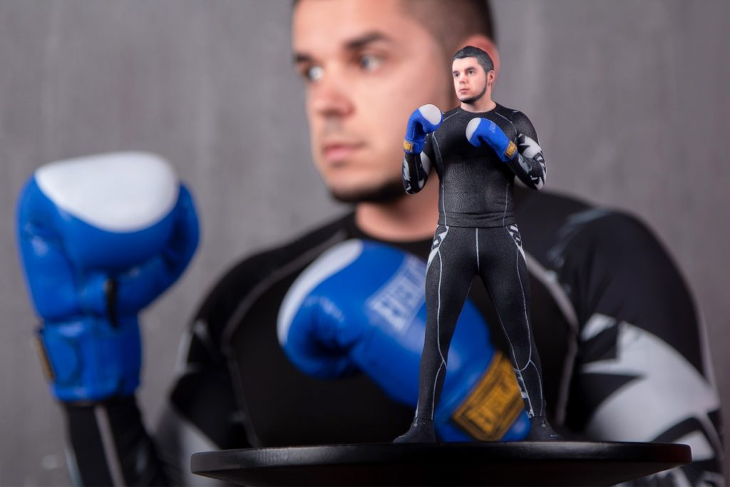 3d figuren boxer