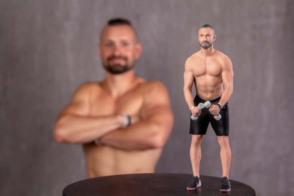 3d figuren athlet 3