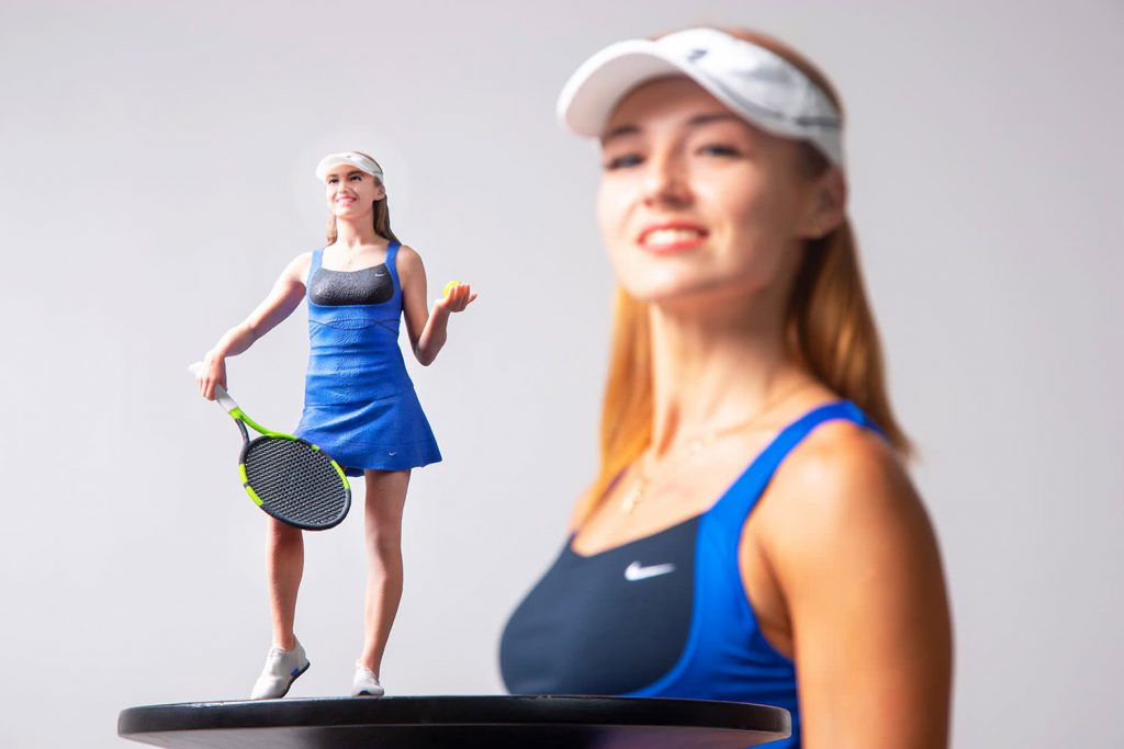 3d figuren Tennisspieler