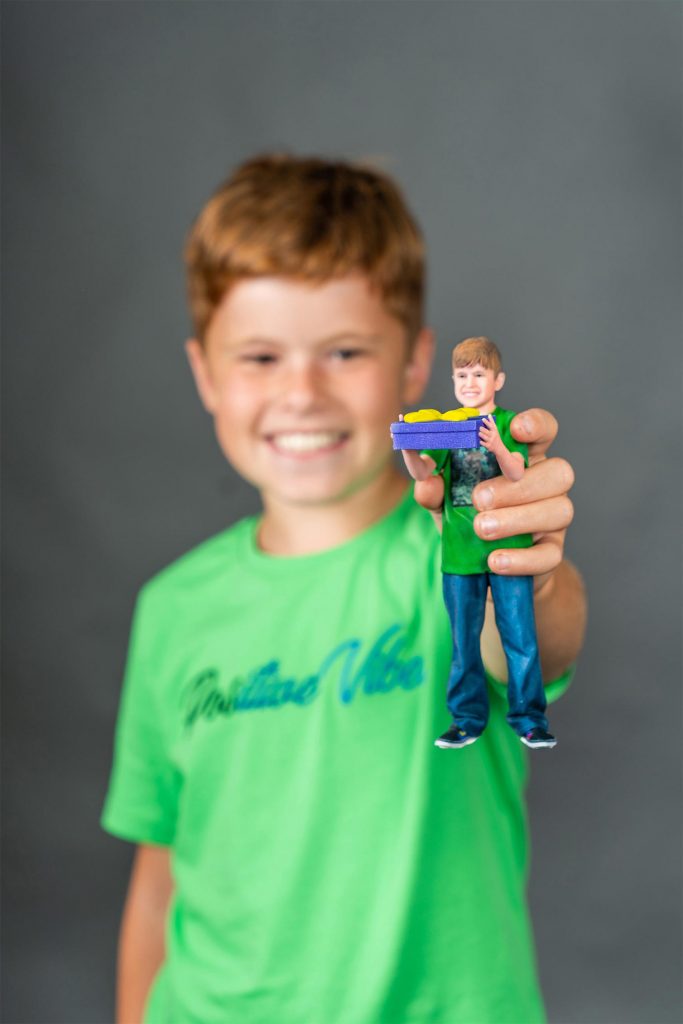 3D-Figur eines Kindes 3