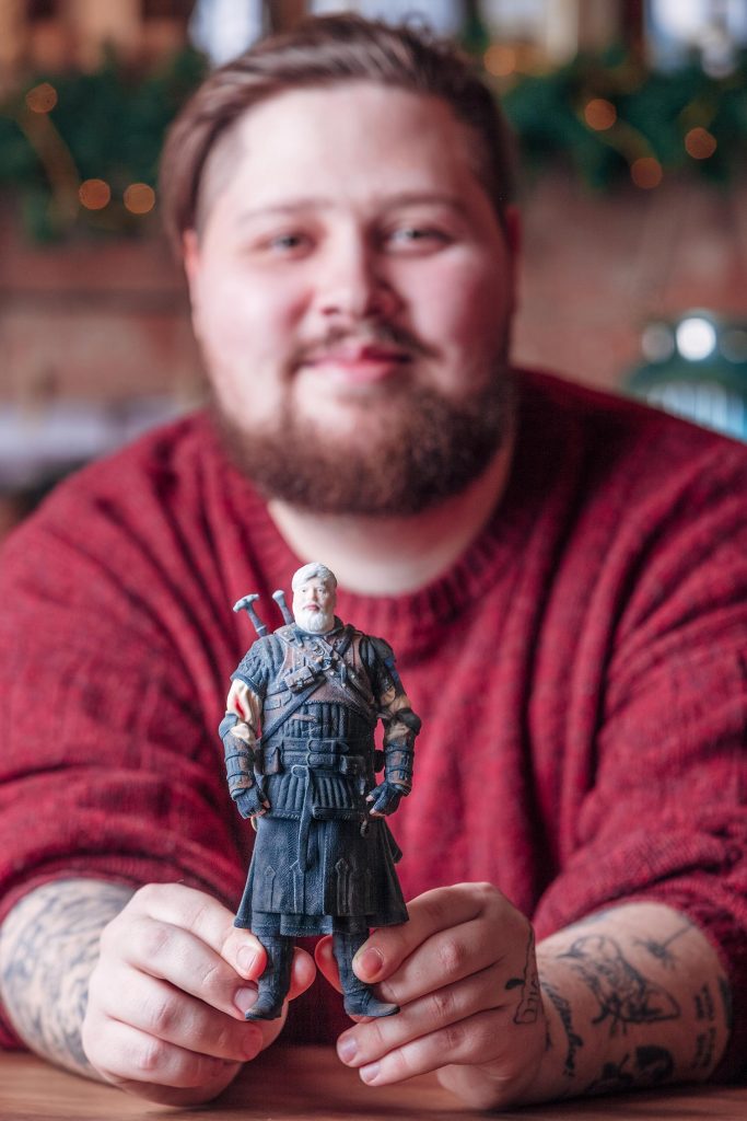 3d figuren krieger