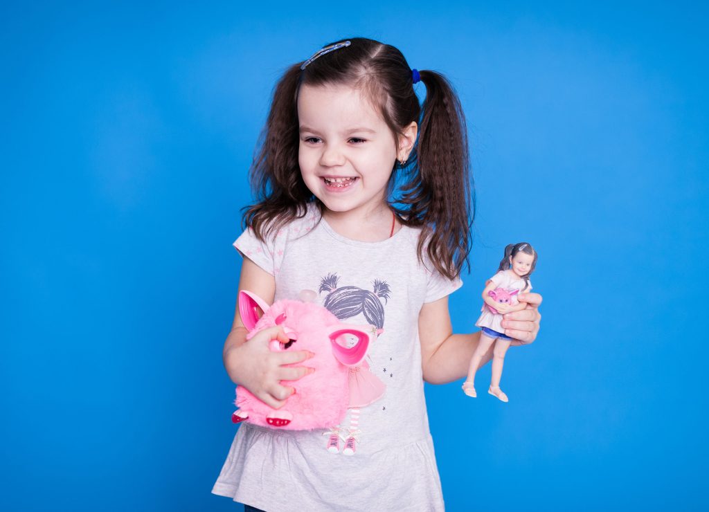 3d figuren das Mädchen